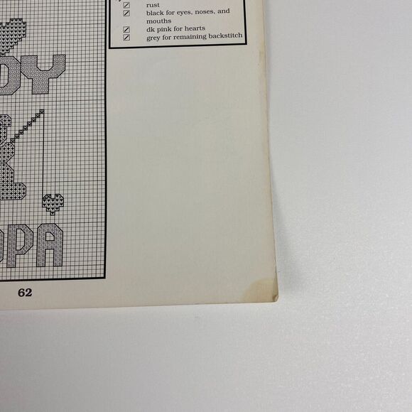 VTG 1996 Good Natured Girls Cross Stitch The Big Book Just For Baby 101 Designs - Picture 11 of 15